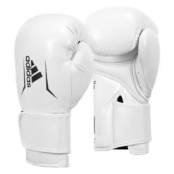Adidas Speed 175 Leather Training Gloves -Nike Sales Shop ADISBG175 WH BK 002