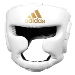 Adidas Super Pro Full Face Headgear -Nike Sales Shop ADISBHG041 WH GD 02