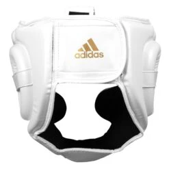 Adidas Super Pro Full Face Headgear -Nike Sales Shop ADISBHG041 WH GD 05