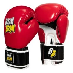 BOOM BOOM Boxing Striker Youth Boxing Gloves -Nike Sales Shop BBSBGY2 RD BK 002