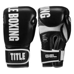 TITLE Boxing Gel Soft Strike Bag Gloves -Nike Sales Shop CSSGBG1 BK GR 01
