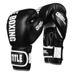 TITLE Boxing Gel Soft Strike Bag Gloves -Nike Sales Shop CSSGBG1 BK GR 02