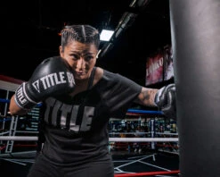 TITLE Boxing Gel Soft Strike Bag Gloves -Nike Sales Shop CSSGBG1 BK BL