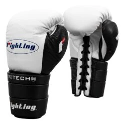 Fighting Tri-Tech Tenacious Lace Training Gloves -Nike Sales Shop FS3TTGL WH BK 002