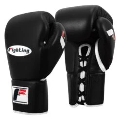 Fighting Fury Professional Lace Training Gloves -Nike Sales Shop FSFTGL BK 02
