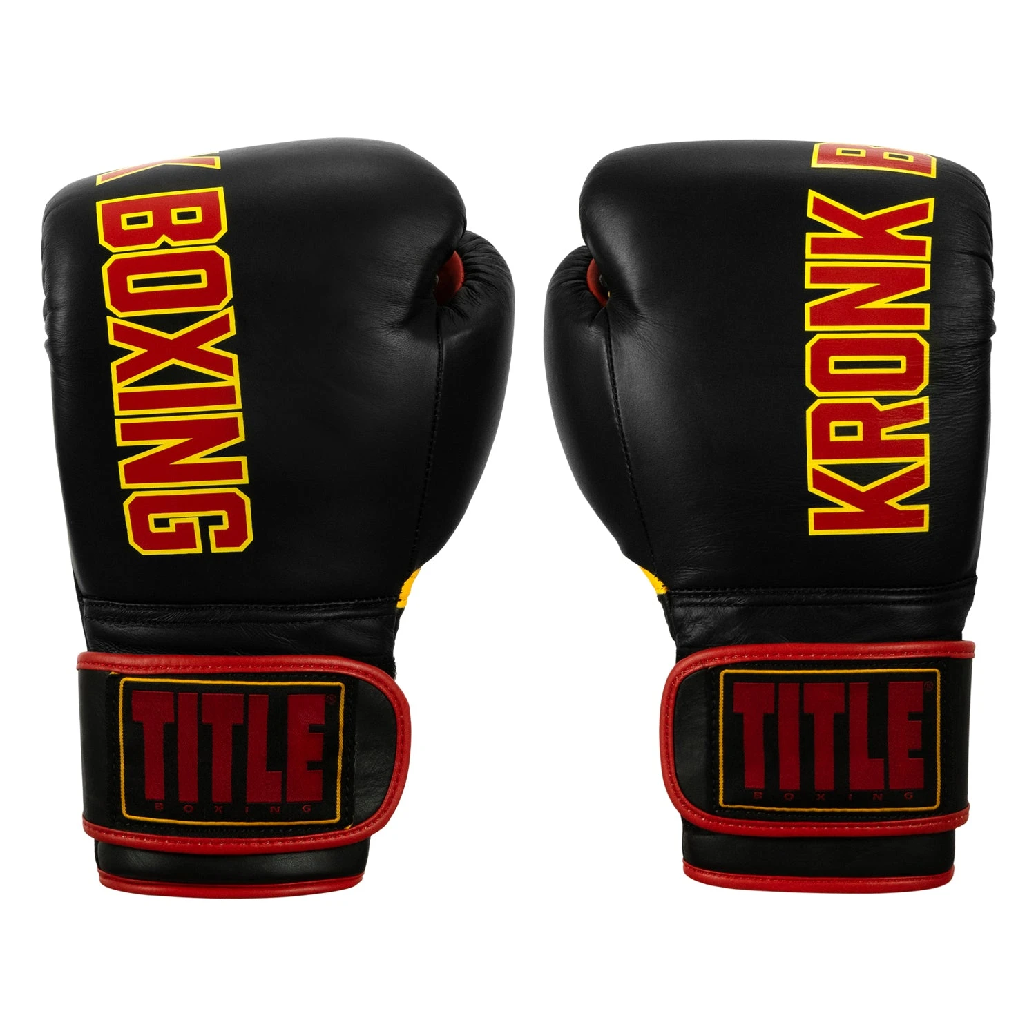 KRONK Boxing Gym Leather Bag Gloves 2 KRONK Boxing Gym Leather Bag Gloves