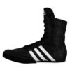 Adidas Box Hog 2 Boxing Shoes -Nike Sales Shop KZY71 BK WH 1