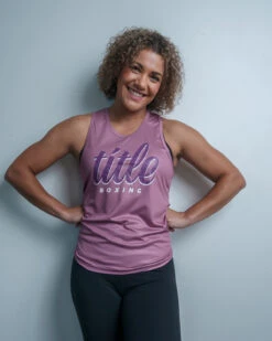 TITLE Boxing Script Racerback Women's Tank -Nike Sales Shop LTA8PK 1