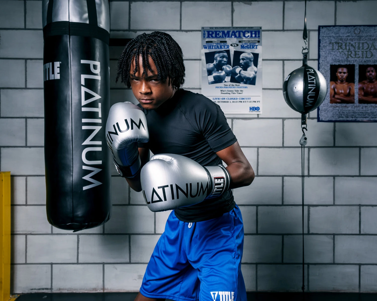 TITLE Platinum Prolific Boxing Bag Gloves 18 TITLE Platinum Prolific Boxing Bag Gloves - Image 16