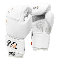 Rival Boxing Intelli-Shock Leather Bag Gloves -Nike Sales Shop RB50 WH 2