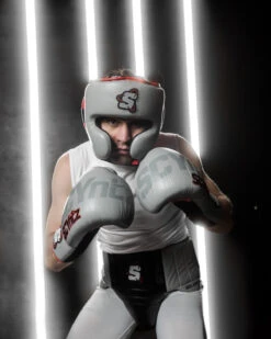 SCYntz Leather Sparring Gloves -Nike Sales Shop SCYSGGRBK 1