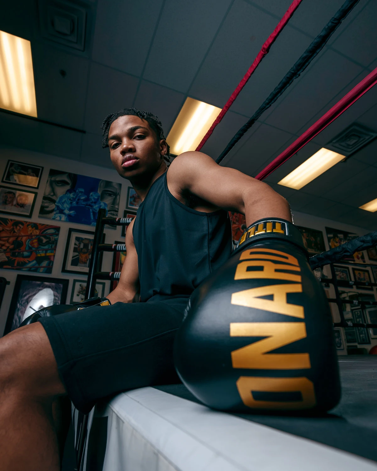 TITLE Boxing Sugar Ray Leonard Leather Bag Gloves 12 TITLE Boxing Sugar Ray Leonard Leather Bag Gloves - Image 10