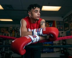 TITLE Boxing Sugar Ray Leonard Signature Leather Sparring Gloves -Nike Sales Shop SRLSLSG 4 4