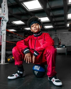 TITLE "Boxing Ain't Easy" Velour Warm Up 41 TITLE "Boxing Ain't Easy" Velour Warm Up -Nike Sales Shop TB166RDBKWH 7 1