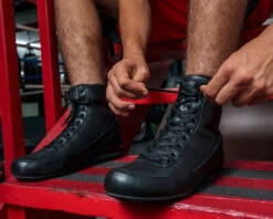 TITLE Boxing Old School Leather Boxing Shoes -Nike Sales Shop TBS43BK 2