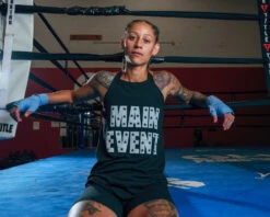 TITLE Boxing Women’s Main Event Tank -Nike Sales Shop TBWTS199BK 1