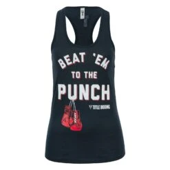 TITLE Boxing Beat Em To The Punch Women's Tank 14 TITLE Boxing Beat Em To The Punch Women's Tank -Nike Sales Shop TBWTS204 NV 1