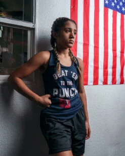 TITLE Boxing Beat Em To The Punch Women's Tank 15 TITLE Boxing Beat Em To The Punch Women's Tank -Nike Sales Shop TBWTS204NV 1