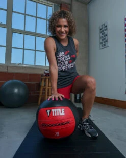 TITLE Boxing Jab Cross Women's Muscle Tee -Nike Sales Shop TBWTS212GR 1