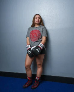 TITLE Boxing Women's Vintage Short Sleeve Hooded Tee -Nike Sales Shop TBWTS213GR 1 7e23cdf5 da10 4819 b3a8 e37825d5a8eb