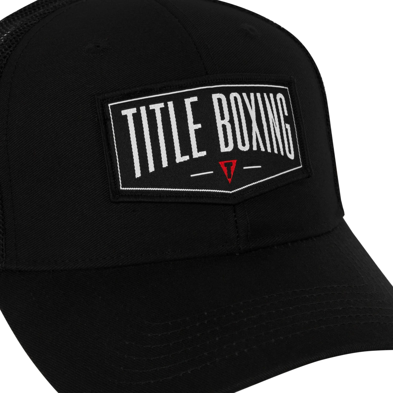 TITLE Boxing Banner Adjustable Mesh Snapback Cap 6 TITLE Boxing Banner Adjustable Mesh Snapback Cap - Image 4