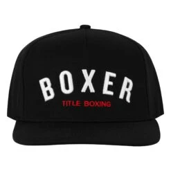 TITLE Boxing Boxer Flat Bill Snapback Cap -Nike Sales Shop TCAP81 BK 2