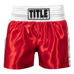 TITLE Boxing Professional Women’s Satin Striped Boxing Trunks -Nike Sales Shop TPBTW2 RD WH 2