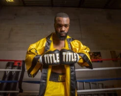 TITLE Boxing Pro Full Length Boxing Robe -Nike Sales Shop TSRFL2BKGD 1