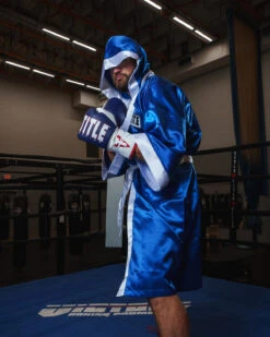 TITLE Boxing Pro Full Length Robe 3.0 -Nike Sales Shop TSRFL3BLWH 2