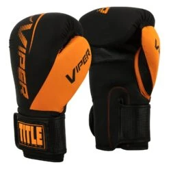 Viper By TITLE Boxing Strike Bag Gloves 2.0 -Nike Sales Shop VSBG2 BK OR 02