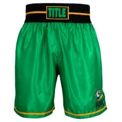 WBC By TITLE Boxing Professional Boxing Trunks -Nike Sales Shop WBCBT GN BK 2