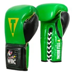 WBC By TITLE Boxing Sparring Gloves -Nike Sales Shop WBCSG GN BK 02