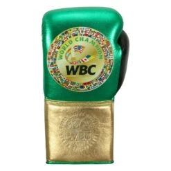 WBC By TITLE Boxing Green Belt Sparring Gloves -Nike Sales Shop WGBSG GN GD BK 3