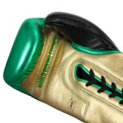 WBC By TITLE Boxing Green Belt Sparring Gloves -Nike Sales Shop WGBSG GN GD BK 5