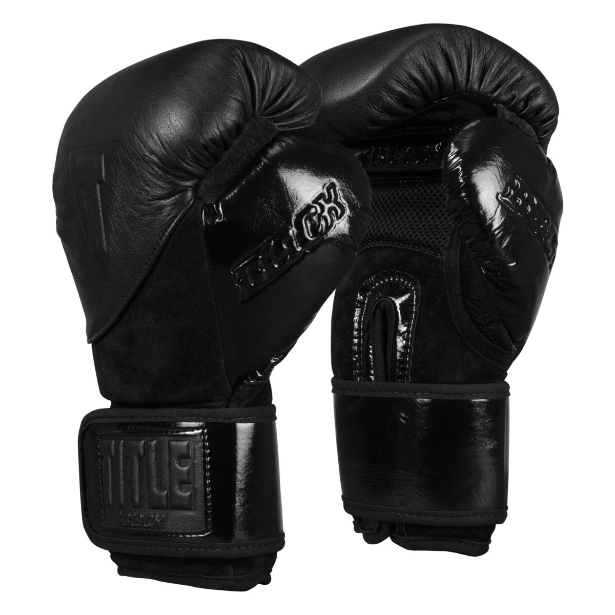 TITLE Black Blitz Sparring Gloves 5 TITLE Black Blitz Sparring Gloves - Image 3