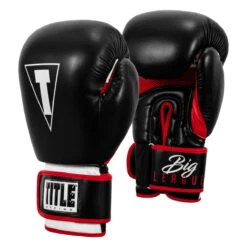 TITLE Boxing Leather Big League Bag Gloves -Nike Sales Shop blbg2 bk rd 02