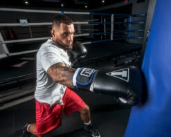 TITLE Boxing Leather Big League Training Gloves -Nike Sales Shop bltg2 bk bl wh 4 1