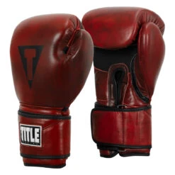 TITLE Boxing Blood Red Leather Bag Gloves -Nike Sales Shop brbg rd 002 1 4