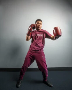 TITLE Boxing Blood Red Leather Bag Gloves -Nike Sales Shop brbg rd 2