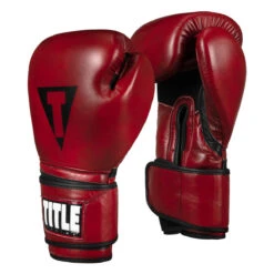 TITLE Boxing Blood Red Leather Training Gloves -Nike Sales Shop brtg rd 002