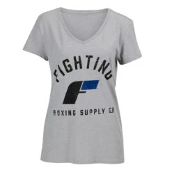 Fighting Women's Distressed V-Neck Tee -Nike Sales Shop fswts14 gr 01 1 4