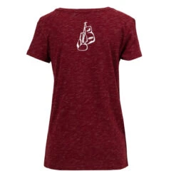Fighting Women's Distressed V-Neck Tee -Nike Sales Shop fswts14 rd 02