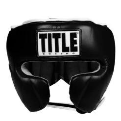 TITLE Boxing Leather Sparring Headgear 24 TITLE Boxing Leather Sparring Headgear -Nike Sales Shop fthg bk 2