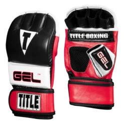 TITLE Boxing Gel Incensed Wristband Heavy Bag Gloves -Nike Sales Shop giwhbg2 bk wh rd 02