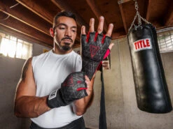 TITLE Boxing Defender Sublimated Glove Wraps -Nike Sales Shop ksgw bk rd 1 1