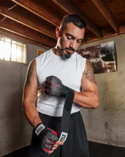 TITLE Boxing Defender Sublimated Glove Wraps -Nike Sales Shop ksgw bk rd 2 1