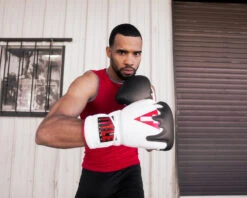 TITLE Boxing Gel Lava Leather Series Sparring Gloves -Nike Sales Shop mlvlsg wh rd bk 4