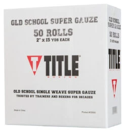 TITLE Boxing Old School Super Gauze (50 Rolls)