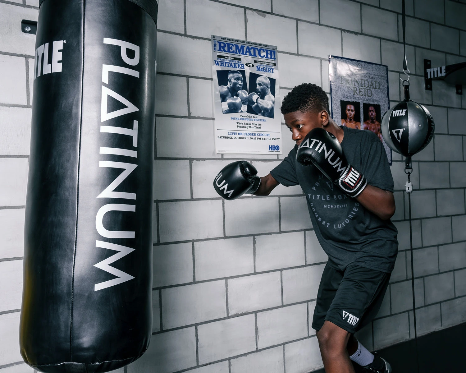 TITLE Platinum Prolific Boxing Bag Gloves 10 TITLE Platinum Prolific Boxing Bag Gloves - Image 8