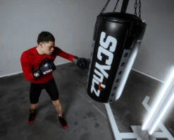 SCYntz Leather Sparring Gloves -Nike Sales Shop scysg bk gr 3 1